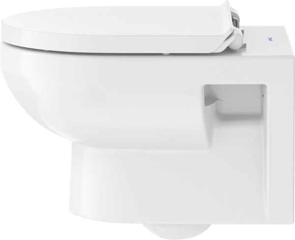 Duravit Duravit No.1 Wand-WC Set mit Sitz 54x37,5cm, rimless, weiß 45620900A1