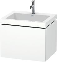 Vorschau: Duravit L-Cube c-bonded Set 60x48cm mit Vero Air Waschtisch mit 1 Schublade, mit Hahnloch weiß matt LC6916O1818