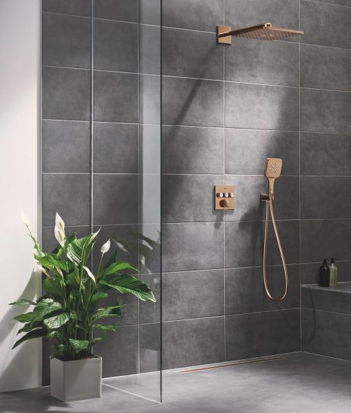 Grohe Grohtherm SmartControl Duschsystem UP, Rainshower SmartActive 310 Cube, warm sunset 34864DA0