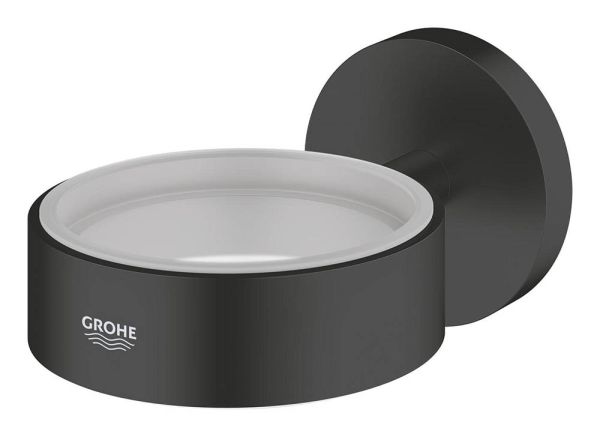 Grohe Essentials Halter für Becher, Seifenschale oder Seifenspender, matt black