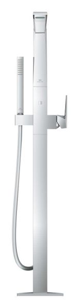 Grohe Allure Brilliant Einhand-Wannenarmatur freistehend, mit Rändelstrukturhebel