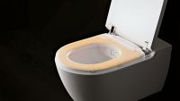 Vorschau: Villeroy&Boch Combipack ViClean-I200 Dusch-WC spülrandlos mit Sitzheizung & Föhn, weiß CeramicPlus