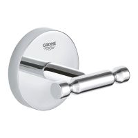 Vorschau: Grohe QuickFix Start Cosmopolitan Bademantelhaken, zum Kleben oder Bohren, chrom 41168000