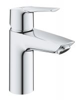 Grohe Start Quick-Fix Einhand-Waschtischbatterie S-Size mit Push-Open Ablaufgarnitur, chrom 23550002