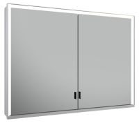 Keuco Royal Lumos Spiegelschrank für Wandvorbau, 2 lange Türen, 100x73,5cm 14304172301