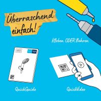 Vorschau: Grohe QuickFix Vitalio Start 110 Wandhalterset inkl. Handbrause 3 Strahlarten, chrom