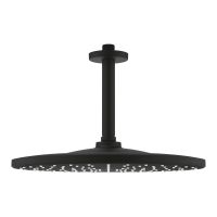 Vorschau: Grohe Rainshower Mono 310 Kopfbrauseset Deckenauslass 14,2cm, phantom black