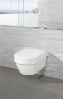 Vorschau: Villeroy&Boch Architectura WC-Sitz Compact, Scharniere aus Edelstahl, oval, weiß