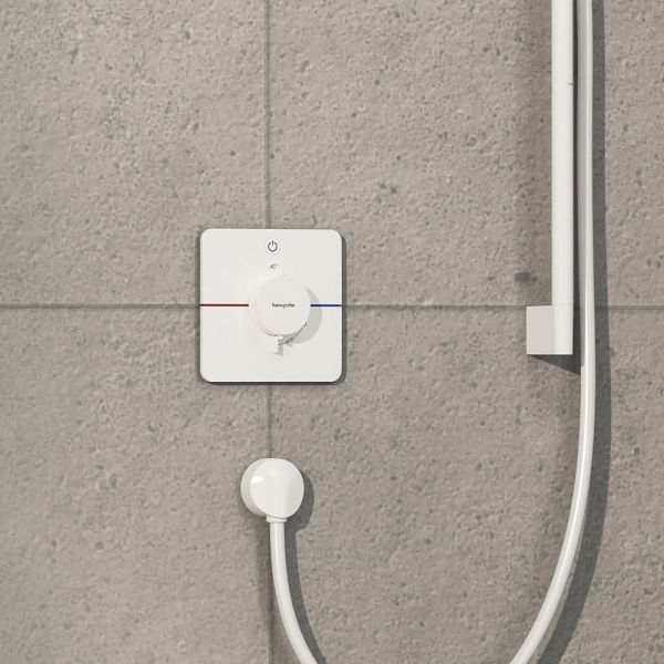 Hansgrohe ShowerSelect Comfort Q Thermostat Unterputz, 1 Verbraucher, weiß matt