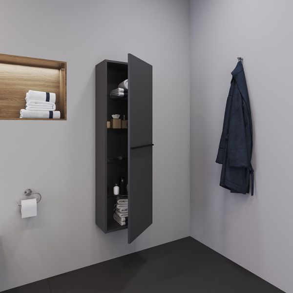 Duravit D-Neo Halbhochschrank mit 1 Tür, 40x132cm