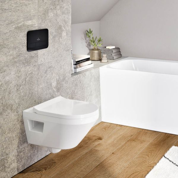 Villeroy&Boch Architectura Wand-Tiefspül-WC, spülrandlos mit TwistFlush[e³], weiß