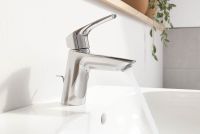 Vorschau: Grohe Eurosmart Waschtischbatterie S-Size mit Ablaufgarnitur, Energie-Spar-Funktion, chrom