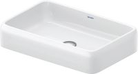 Duravit Qatego Aufsatzbecken 60x40cm, HygieneGlaze, weiß 2383602079