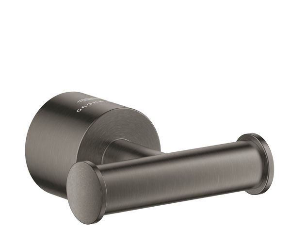 Grohe Atrio doppelter Bademantelhaken, hard graphite gebürstet 40890AL0