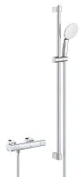 Grohe Grohtherm 800 Cosmopolitan Thermostatbatterie mit Brausegarnitur 90cm, chrom 34769001