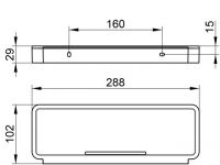 Vorschau: Keuco Plan Duschkorb 2-teilig, chrom/schwarzgrau