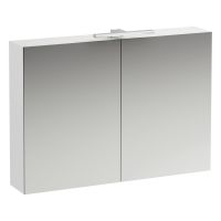 Laufen Base Spiegelschrank 100x70cm mit LED-Beleuchtung, 40285.2 weiß matt