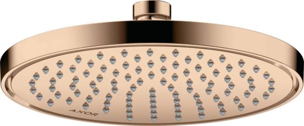 Axor ShowerSolutions Kopfbrause 220 1jet EcoSmart polished red gold 35383300