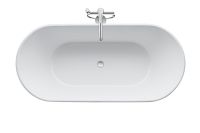 Vorschau: Duravit D-Neo freistehende Badewanne oval 160x75cm, weiß