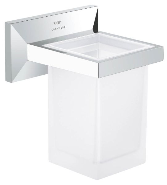 Grohe Allure Brilliant Mundspülglas mit Halter, chrom 40893000