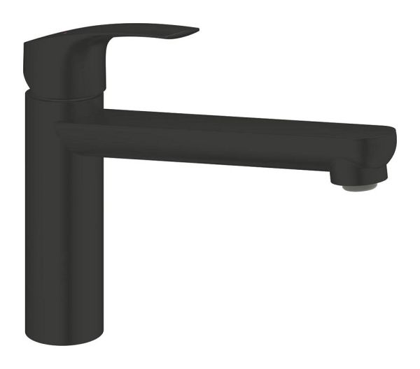 Grohe Eurosmart Küchenarmatur, mittelhoher Auslauf, schwenkbar, matt black 304632430 