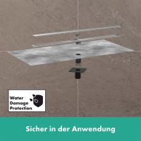 Vorschau: Hansgrohe RainDrain Allround Komplettset Duschrinne 80cm für Standard-/flache Installation