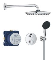 Grohe Precision Unterputz-Duschsystem, mit Thermostat, rund, chrom 34883000