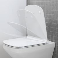 Vorschau: Duravit DuraStyle WC-Sitz mit Absenkautomatik, abnehmbar, weiß 0060590000 1