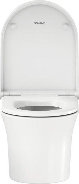 Duravit White Tulip Wand-WC 54x37cm, rund, Rimless®, weiß 2576092000