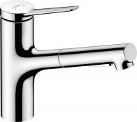 Vorschau: Hansgrohe Zesis M33 Küchenarmatur 150 Eco ausziehbar chrom 74810000