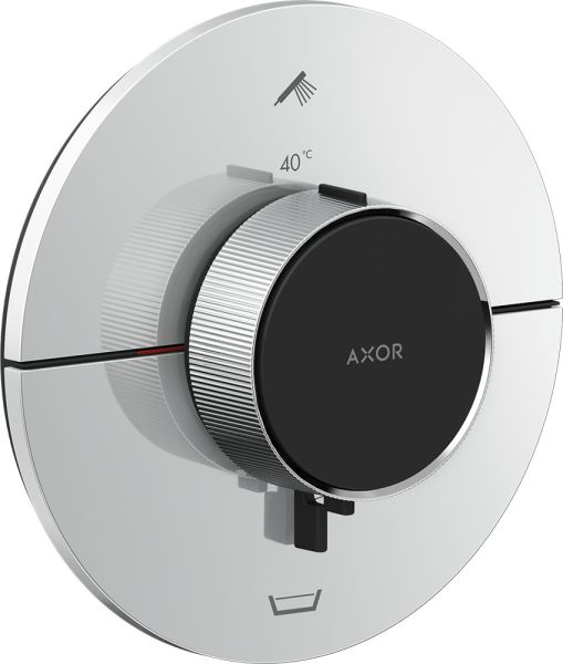 Axor ShowerSelect ID Thermostat Unterputz rund 2 Verbraucher Sicherungskombi EN1717 chrom 36751000