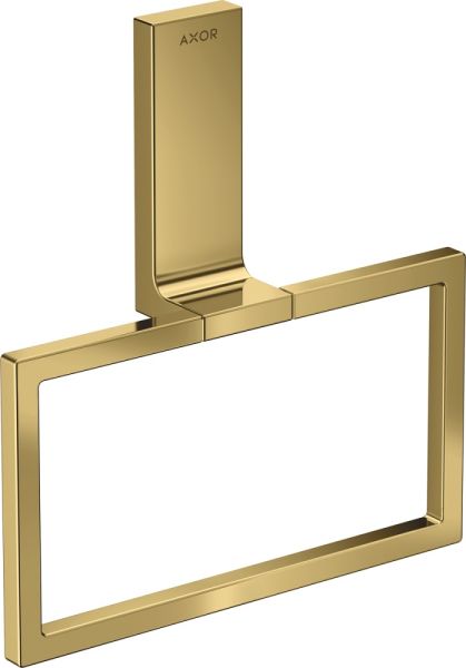 Axor Universal Rectangular Handtuchring, polished gold-optic 42623990