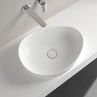 Vorschau: Villeroy&Boch Antao Aufsatzbecken 51x40 CeramicPlus weiß matt 4A7351RW 