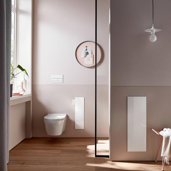 emco asis pure (Glasfront) WC-Modul Unterputz 73x17cm 1-türig