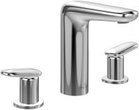 Villeroy&Boch Antao Dreiloch-Waschtischarmatur mit Push-Open, chrom TVW11100100061