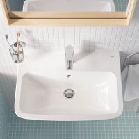 Vorschau: Grohe BauEdge Keramik Waschtisch 55x40cm, weiß