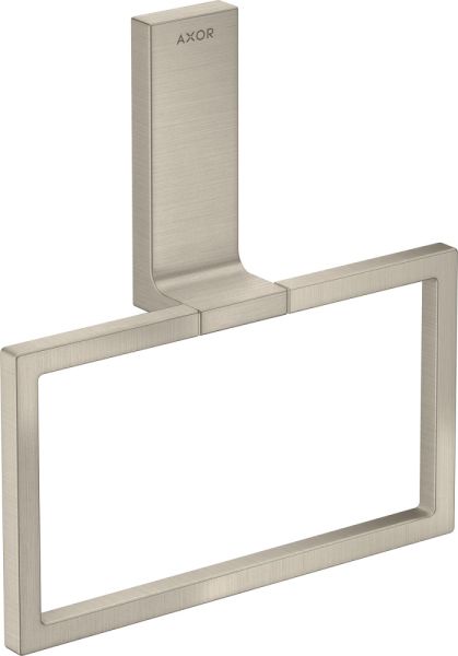 Axor Universal Rectangular Handtuchring, brushed nickel 42623820