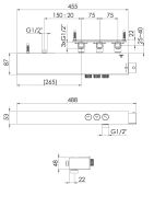 Vorschau: Steinberg Serie 390 Duscharmatur Aufputz, 3 Verbraucher