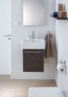 Vorschau: Duravit Vero Handwaschbecken rechteckig 45x35cm, mit 1 Hahnloch, mit Überlauf, weiß 0704450000