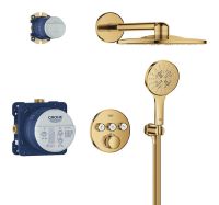 Vorschau: Grohe Grohtherm SmartControl Duschsystem Unterputz mit Rainshower SmartActive 310