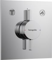 Vorschau: Hansgrohe DuoTurn E Mischer UP 2 Verbr., chrom 75417000