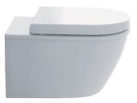 Vorschau: Duravit Darling New Wand-WC 48,5x36,5cm, rund, HygieneGlaze, weiß