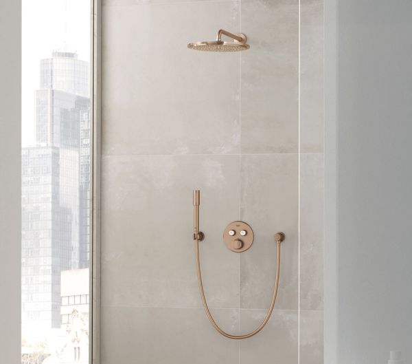 Grohe Grohtherm SmartControl Duschsystem m. Rainshower 310, warm sunset gebürstet 29119DL0, 26465DL0, 26066DL0