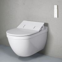 Vorschau: Duravit Starck 3 Wand-WC für Dusch-WC-Sitz SensoWash® 62x36,5cm, oval, WonderGliss, weiß 22265900001