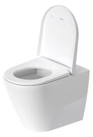 Duravit D-Neo Stand-WC Tiefspüler ohne Spülrand, Abg. waagrecht, WonderGliss weiß 20030900001