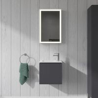 Vorschau: Duravit ME by Starck Handwaschbecken rechteckig 43x30cm, mit Überlauf, mit Wondergliss, weiß 07234300001