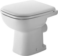 Vorschau: Duravit D-Code Stand-WC Tiefspüler Spülrand halb offen, ohne Beschichtung weiß 2108090000