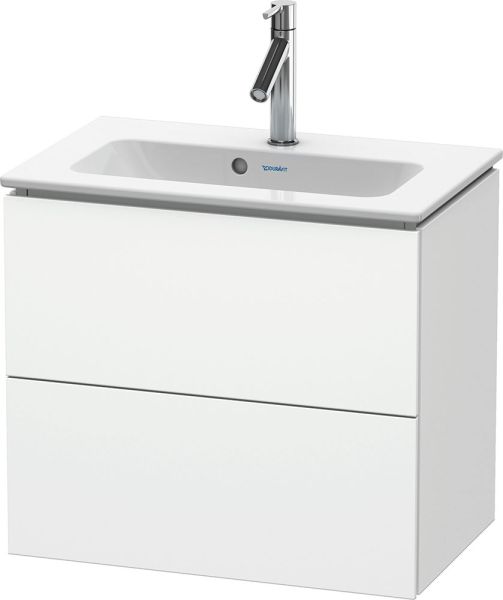 Duravit L-Cube Waschtischunterschrank wandhängend 62x39cm mit 2 Schubladen für ME by Starck 234263