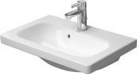 Duravit DuraStyle Waschtisch rechteckig 63,5x40cm, mit Hahnloch, mit Überlauf, weiß 2337630000