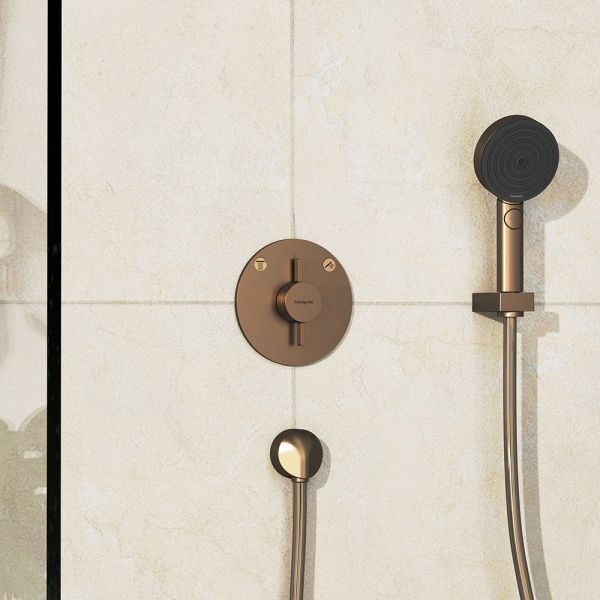 Hansgrohe DuoTurn S Mischer Unterputz für 2 Verbraucher, brushed bronze